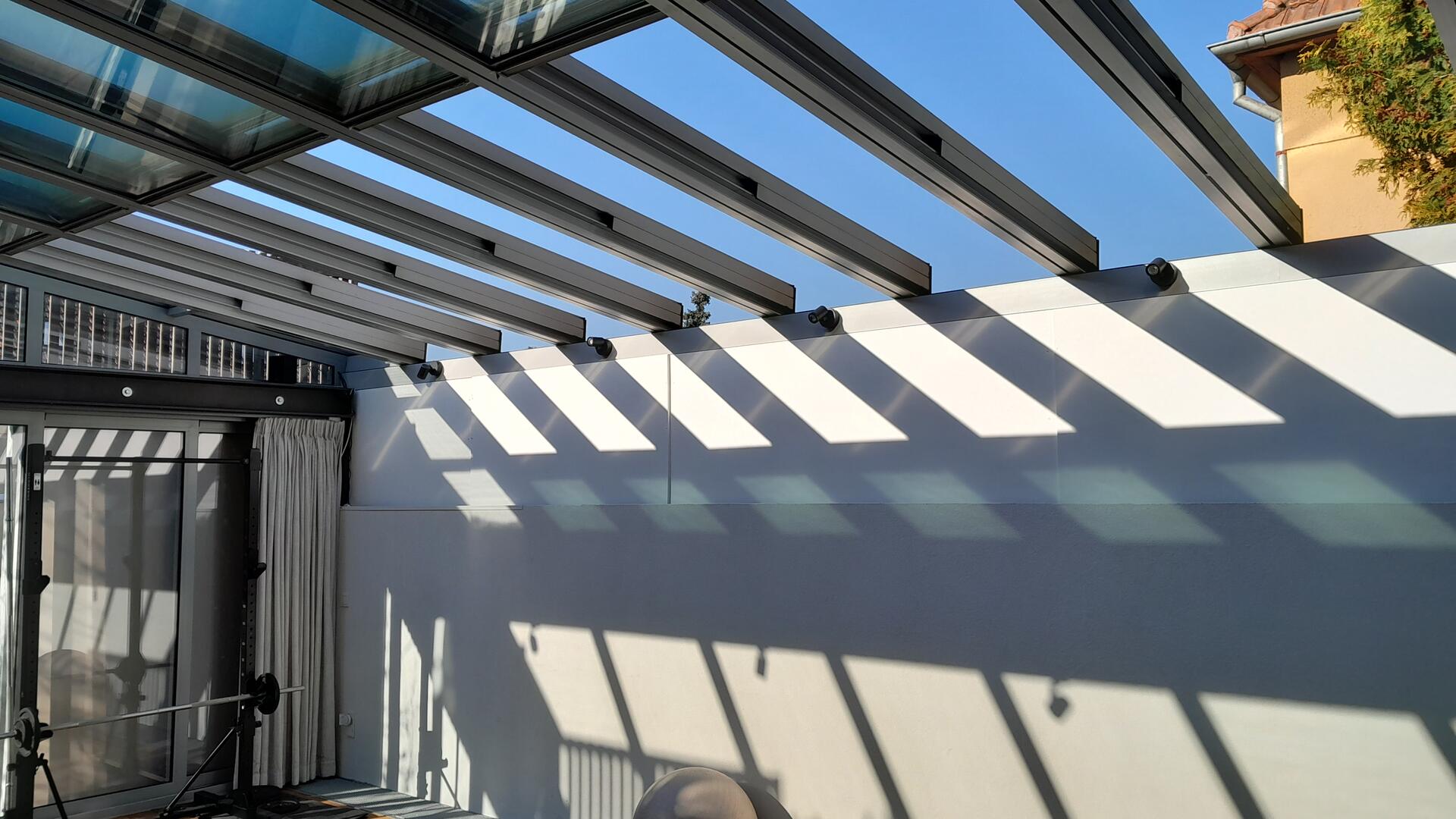 Zimní zahrada s posuvnou střechou s dvojsklem - #10