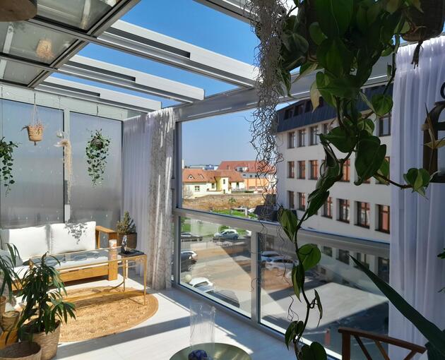 Zimní zahrada s posuvnou střechou s dvojsklem - #2