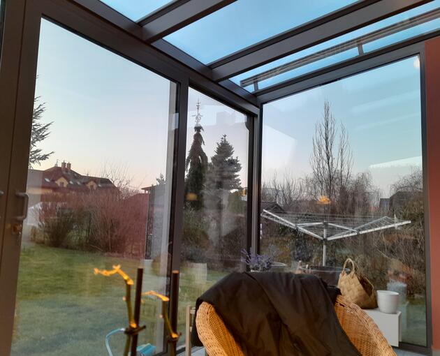 Zimní zahrada zasklená trojsklem