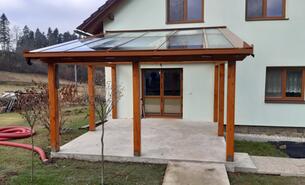 Pergola dřevo dvojsklo - #2
