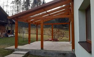 Pergola dřevo dvojsklo - #4