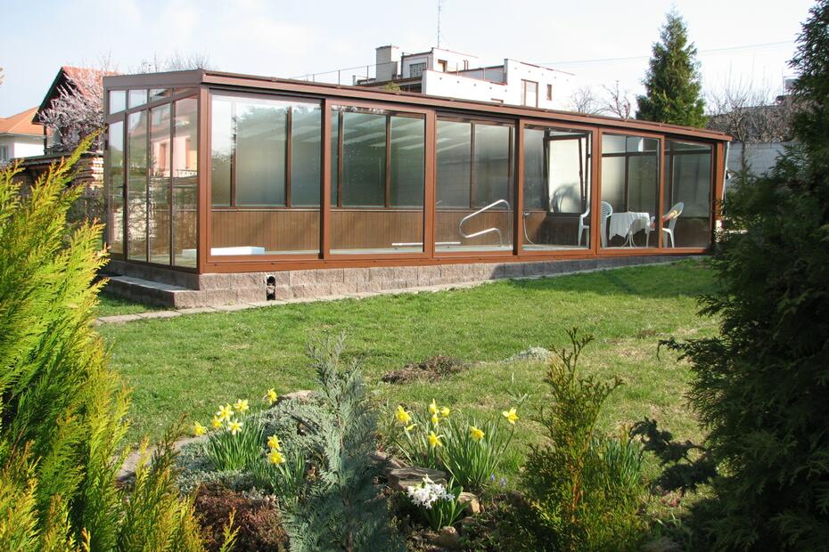 Samostatně stojící zimní zahrada  Buchlovice