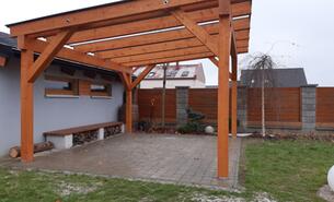 Pergola dřevo a zimní zahrada Uherský Brod - #1