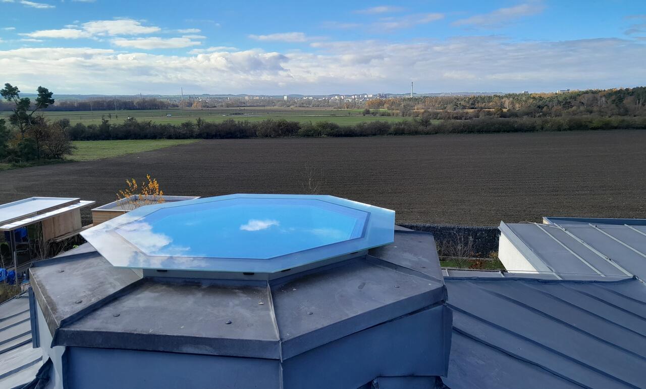 Osmiúhelníkový světlík Tři Dvory