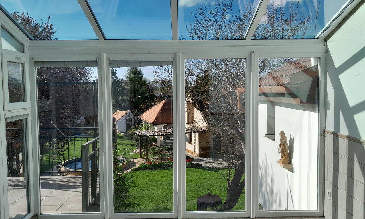 Výměna střechy u zimní zahrady