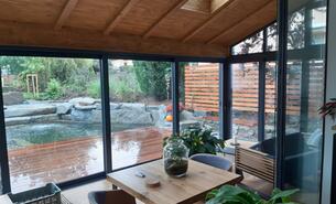 Zimní zahrada se střešní krytinou Kamenný Újezd - #3